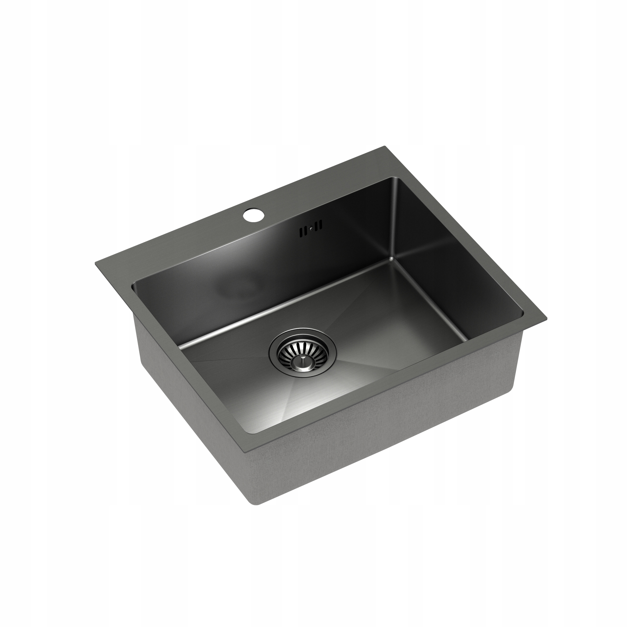Oceľový drez Russel 110 Graphite PVD QUADRON