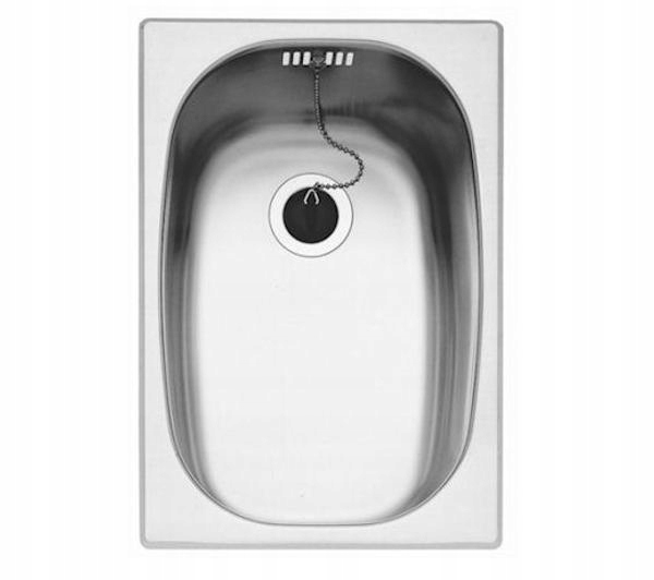 Obdĺžnikové umývadlo Teka E 1C 280x405 CN STAL