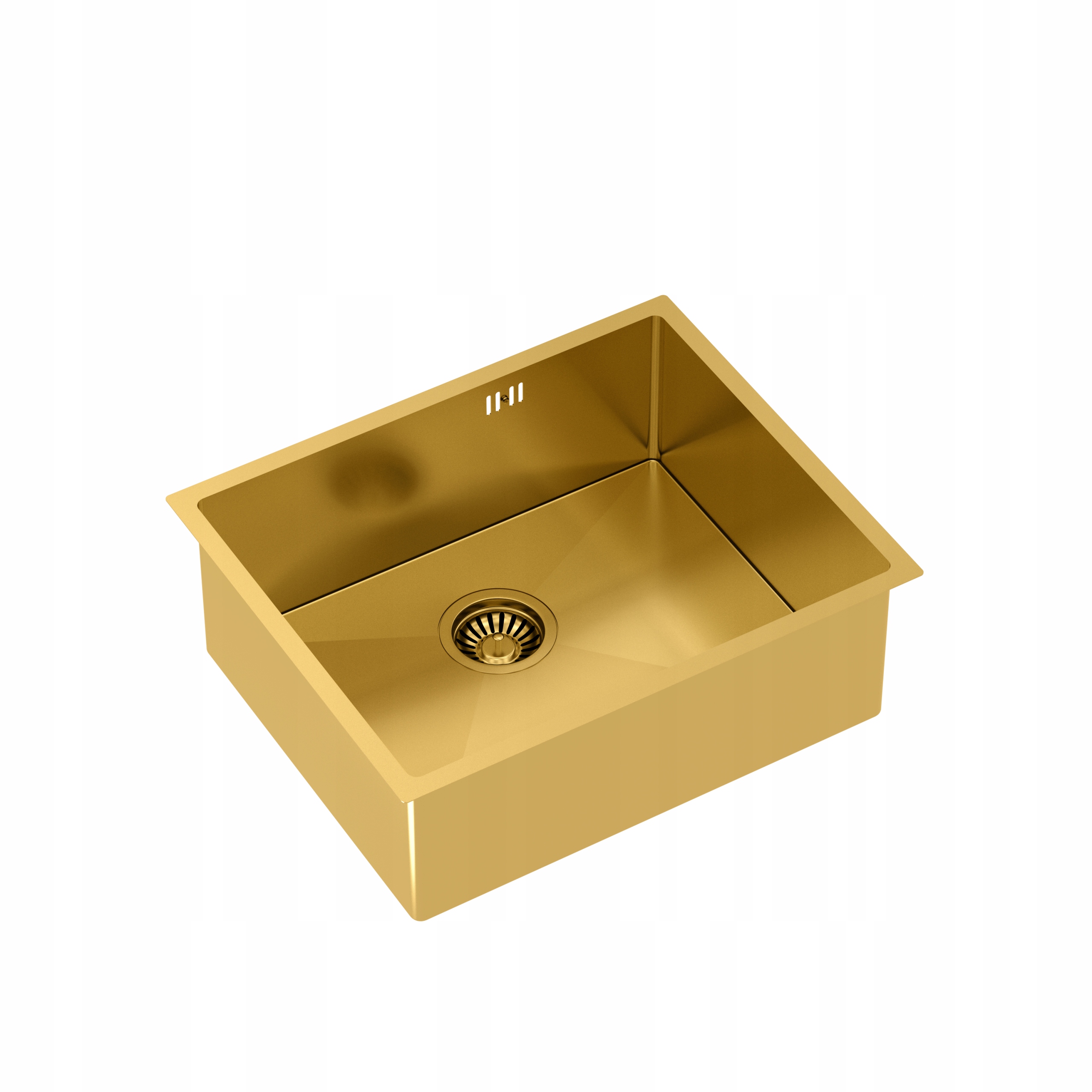 Závesné umývadlo QUADRON z ocele ANTHONY gold