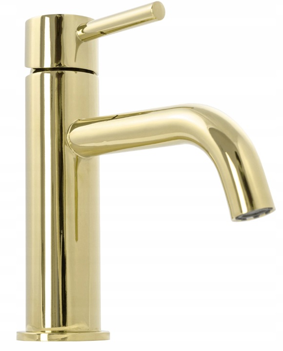 Umyvadlová batéria - Zlatá Umývadlová batéria Lungo Gold Low Rea 16 cm