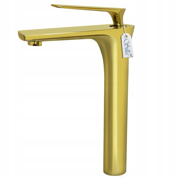 Umyvadlová batéria - Golden Tall kúpeľňový umývadlový faucet na dosku