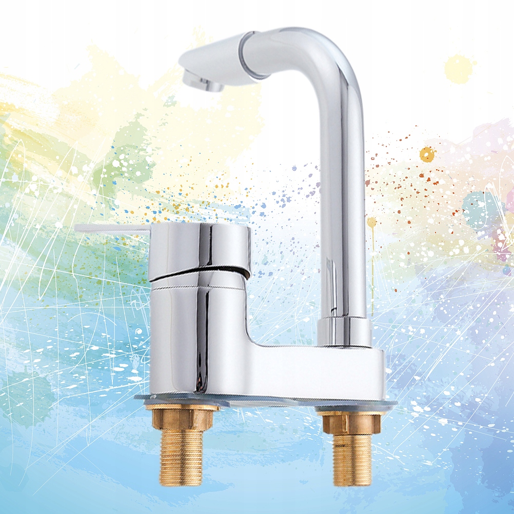 Kuchynská batéria - Kúpeľňový faucet Medený umývadlový kohútik Ba