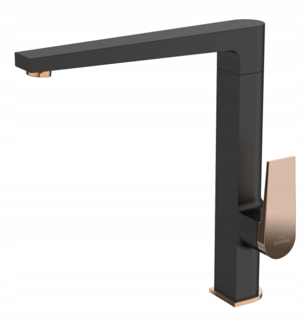 Kuchynská batéria - Umývadlová batéria INVENA MIDNIGHT BLACK / GOLD