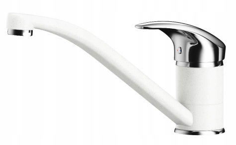 Kuchynská batéria - Batéria Kernau KWT 03 White Chrome