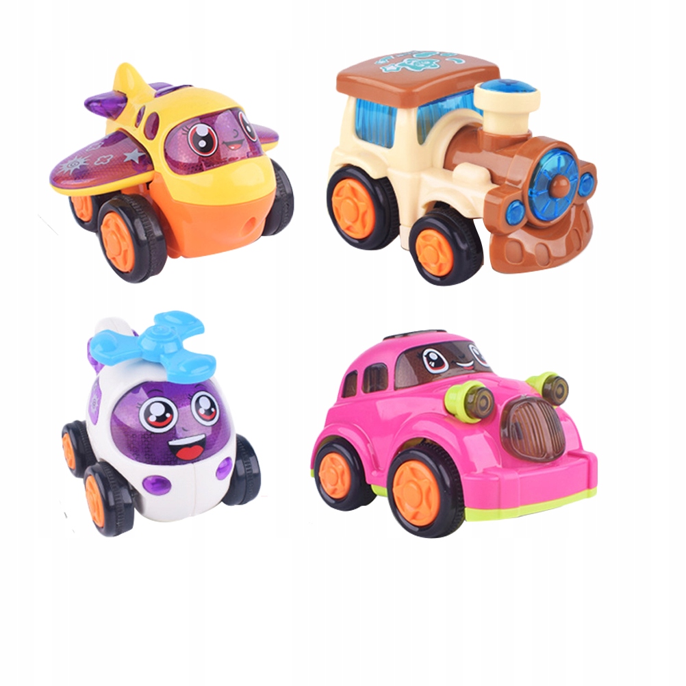 Kuchynská batéria - 4PCS Mini zotrvačná hračka Kreatívne auto