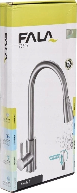 Kuchynská batéria - STEELY 4 Drezový mixér Wave 75805