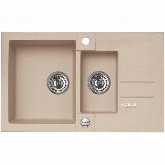 Béžové žulové umývadlo ROCK 70 Alveus