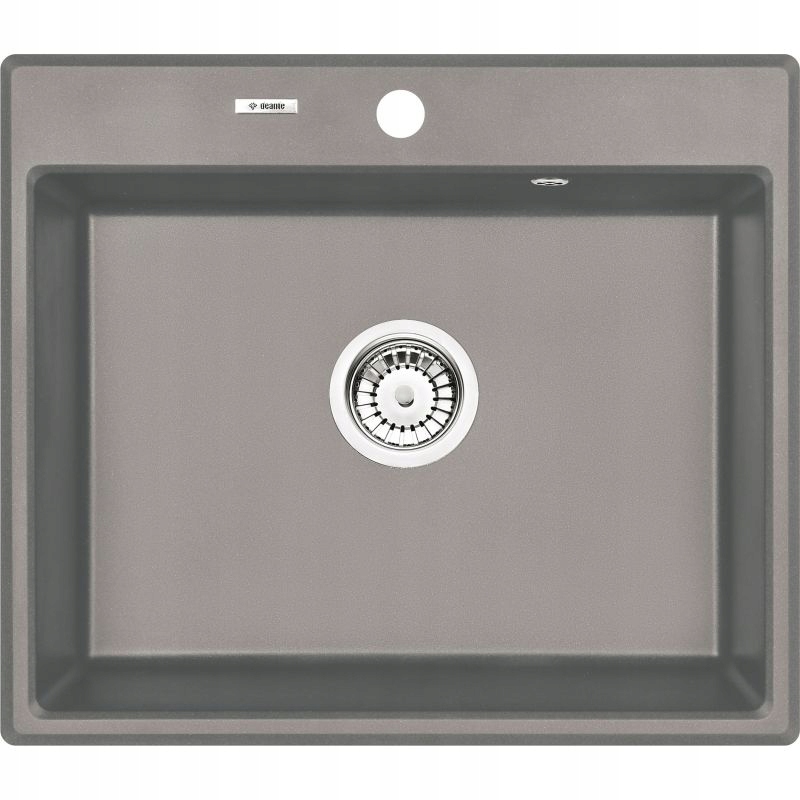 DEANTE ANDANTE SINK 60X52 CM KOVOVÁ ŠEDÁ