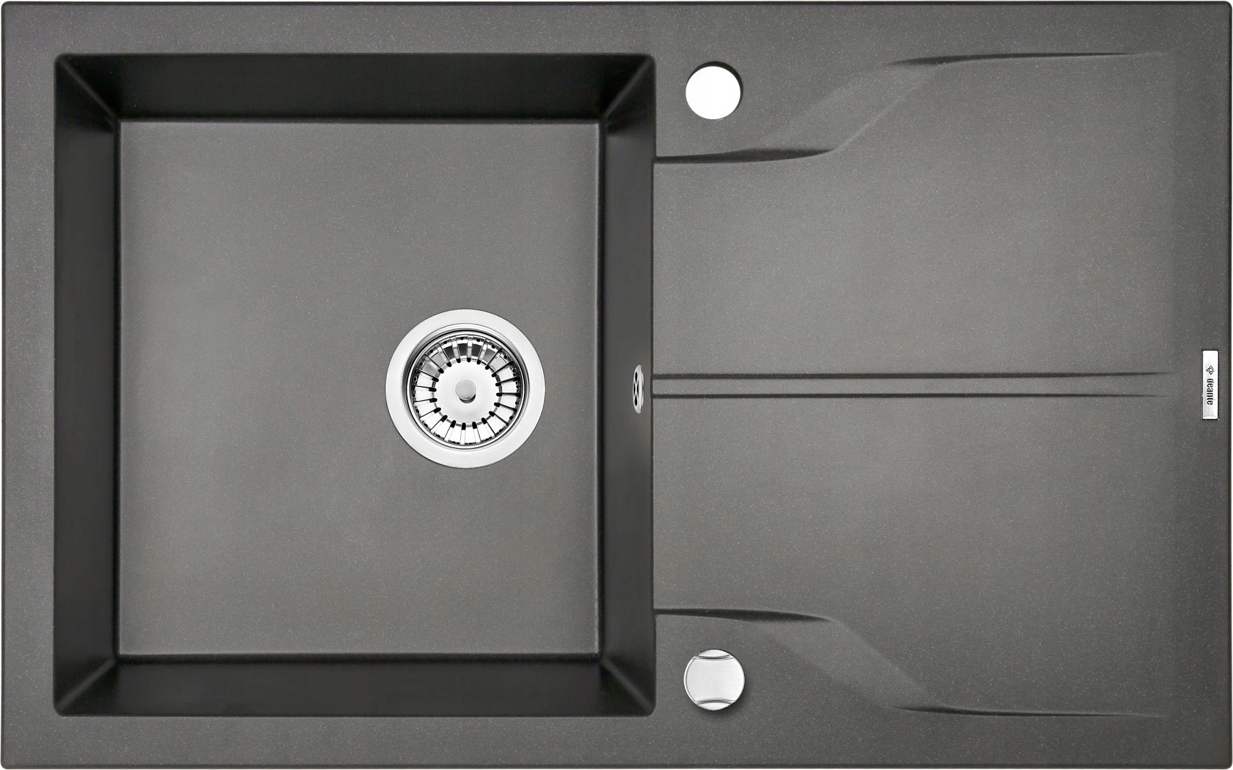 DEANTE ANDANTE FLUSH SINK ANTHRACIT