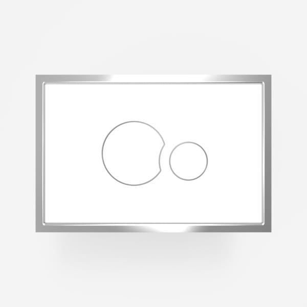 WC tlačidlo - Ovládací panel SK 706 alpská biela S1672601