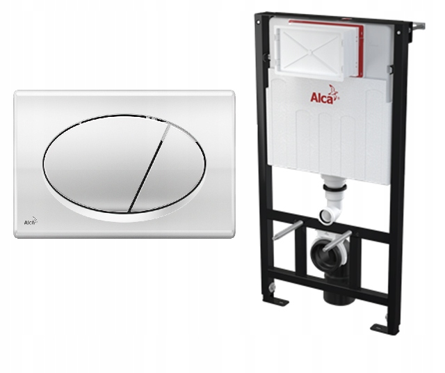 WC tlačidlo - AM101 / 1120 pod omietkovým rámom M71 tlačidlo SET