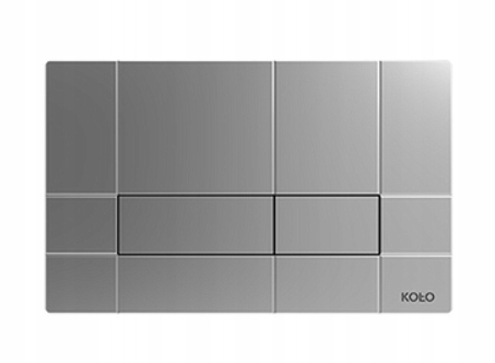 WC tlačidlo - KRUHOVÁ SKRINKA WC SPLACHOVACIE TLAČIDLO CHROM MAT