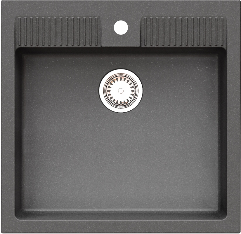 MODERNO SINK GRANIT RUSTIC GREY METALLIC RETRO