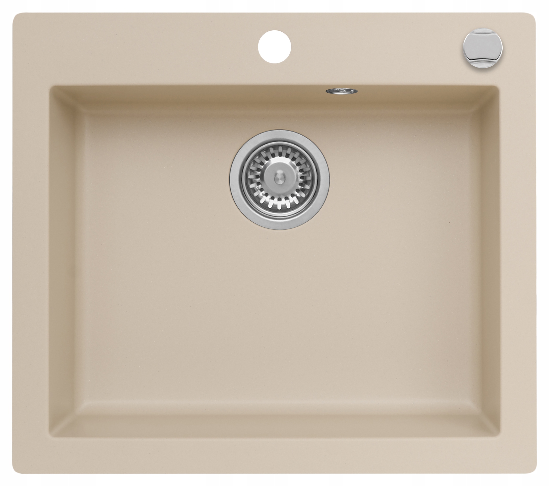 MODERNO ANNIE 60 BEIGE MET POP-UP SINK 57x50
