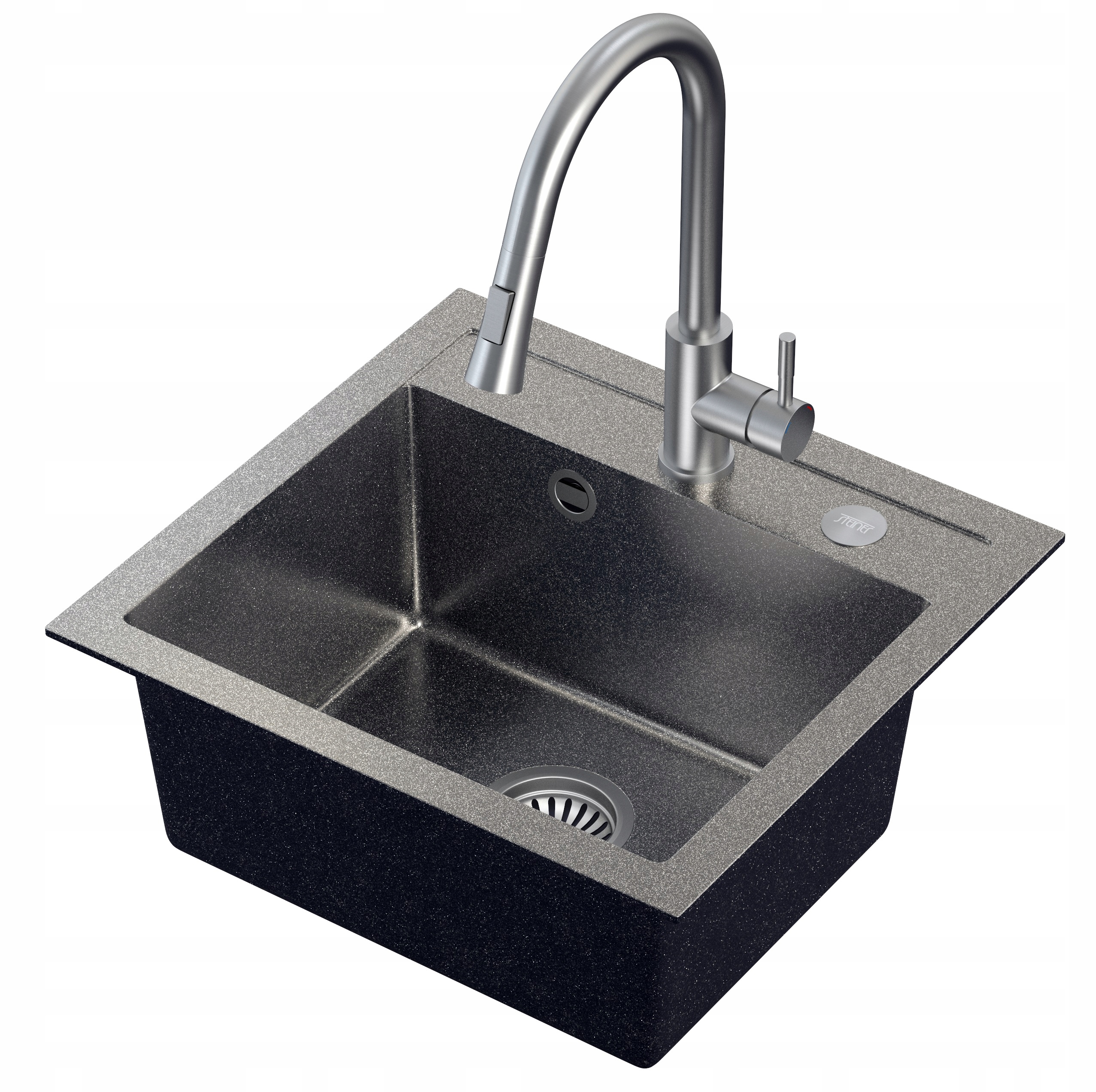 STEINER JOHNNY 110 SINK BATTERY BLACK SILVER SET