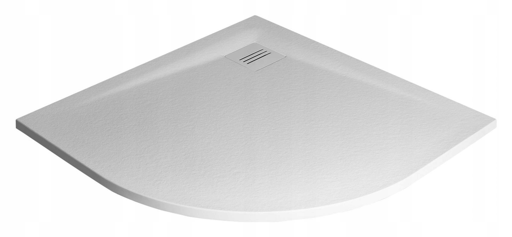 RADAWAY Kyntos A polkruhová sprchová vanička 90x90 biela