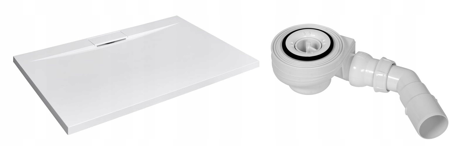 Obdĺžniková sprchová vanička Giaros D 110x90 RADAWAY + sifón