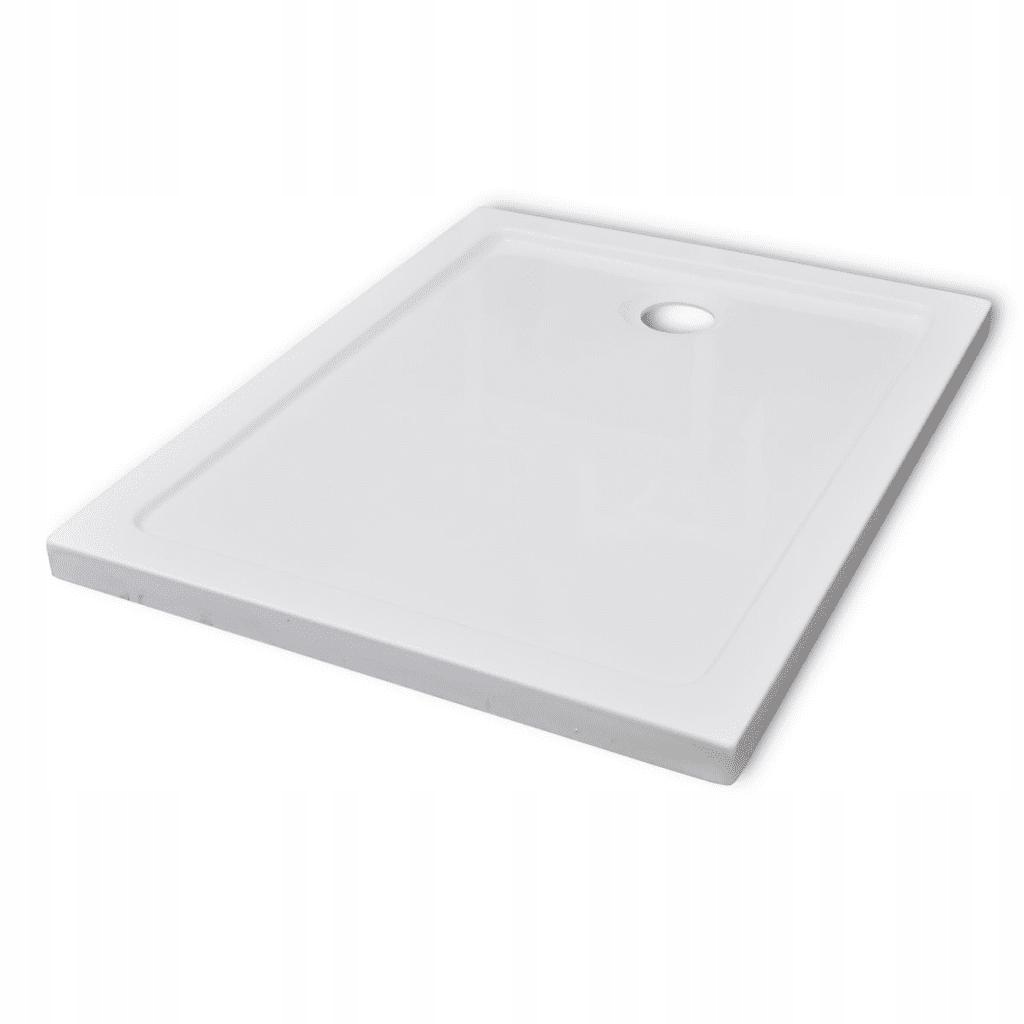 Biela obdĺžniková sprchová vanička z ABS 70x90cm
