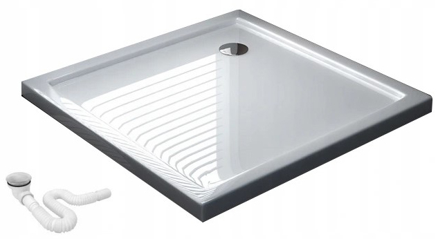 EG05 Slim 90x90x5 sprchová vanička + SIPHON Rea