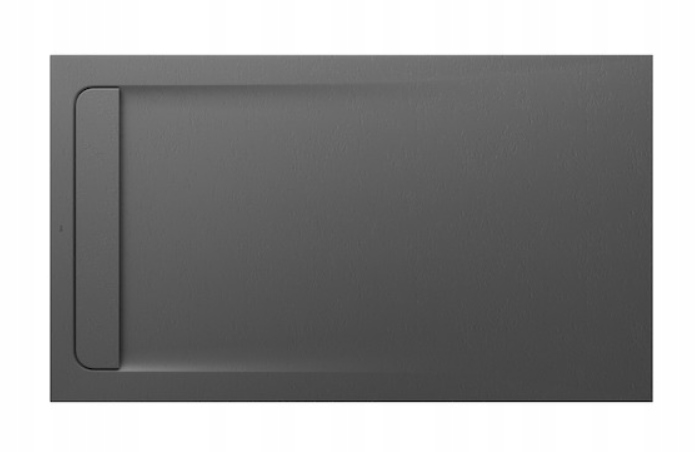 ROCA AQUOS STONEX SPRCHOVÝ ZÁSOBNÍK 160x90 cm ŠEDÁ BRÁNKA