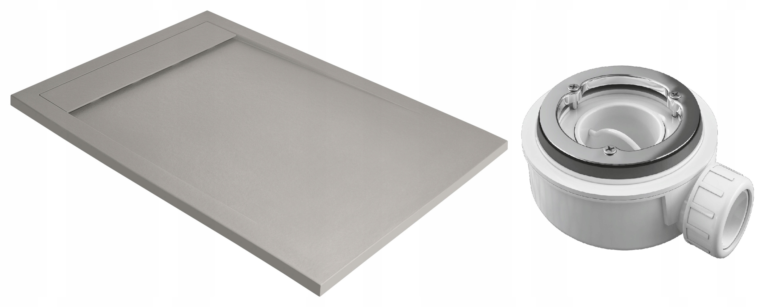 Cementová sprchová vanička sifón Teos F 120x90 RADAWAY HS1