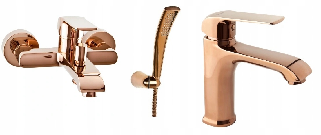 Vaňová batéria - VALVEX AURORA ROSE GOLD vaňa + umývadlo