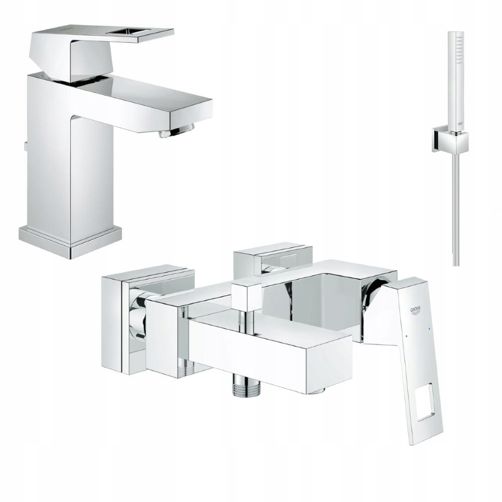 Vaňová batéria - Sada umývadlovej batérie Grohe Eurocube Basin