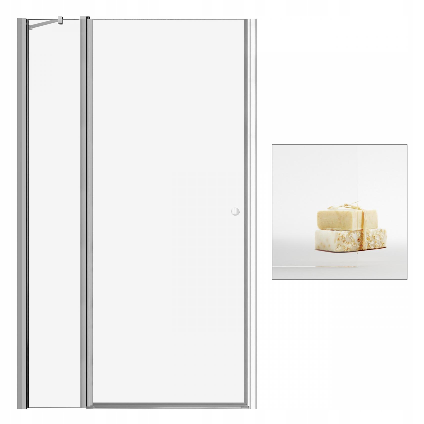 Sprchové dvere - Dvere RADAWAY Eos II DWJ 110 L UltraClear