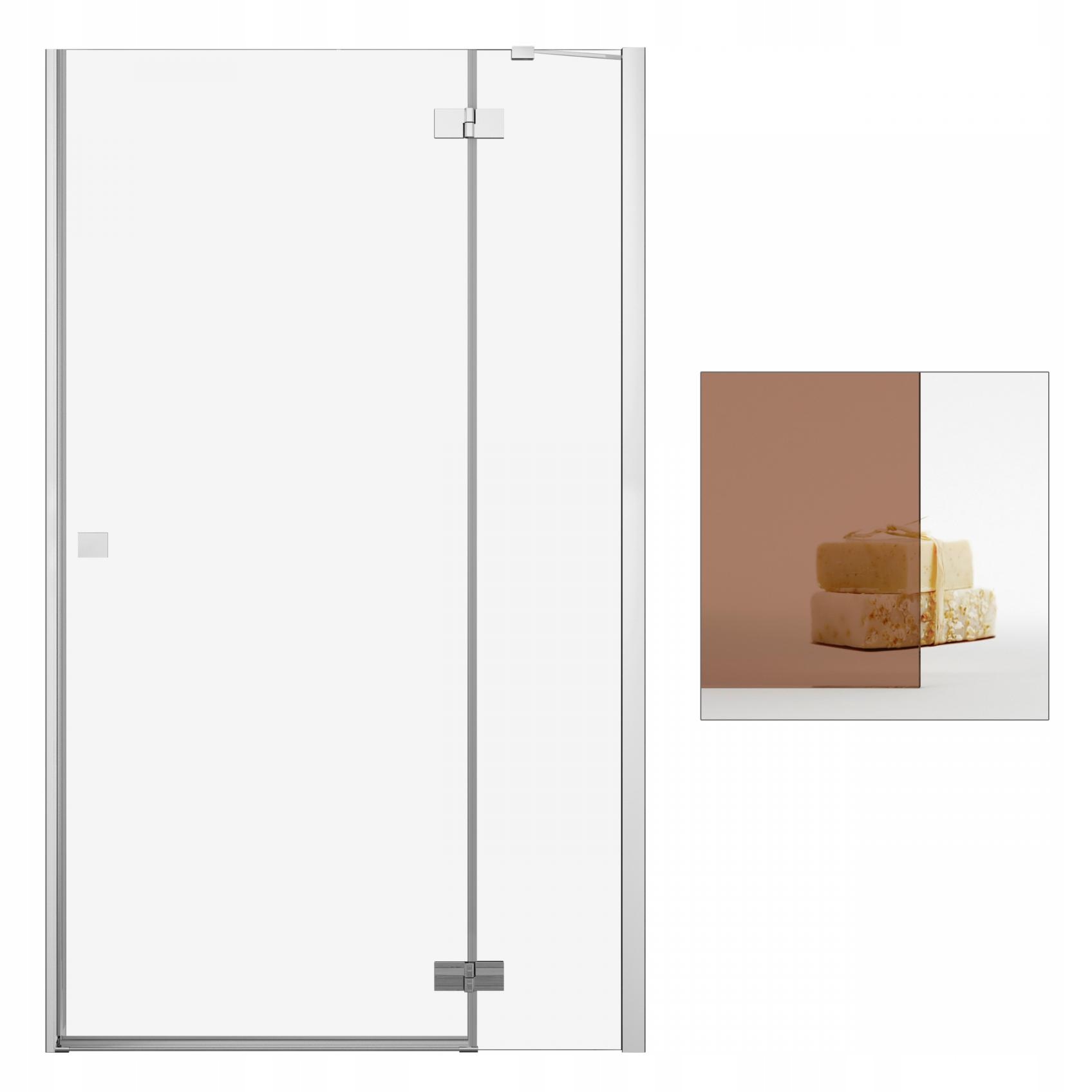 Sprchové dvere - Sprchové dvere RADAWAY Essenza New DWJ 110 P hnedá