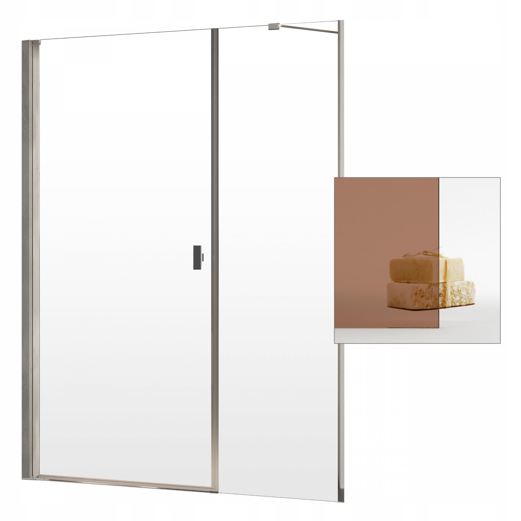 Sprchové dvere - Sprchové dvere RADAWAY Nes DWS 110 L hnedé