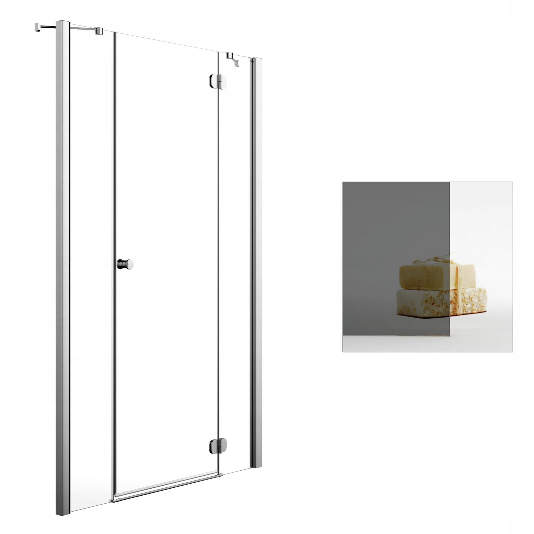 Sprchové dvere - RADAWAY Torrenta DWJS 140 P grafitové sprchové dvere