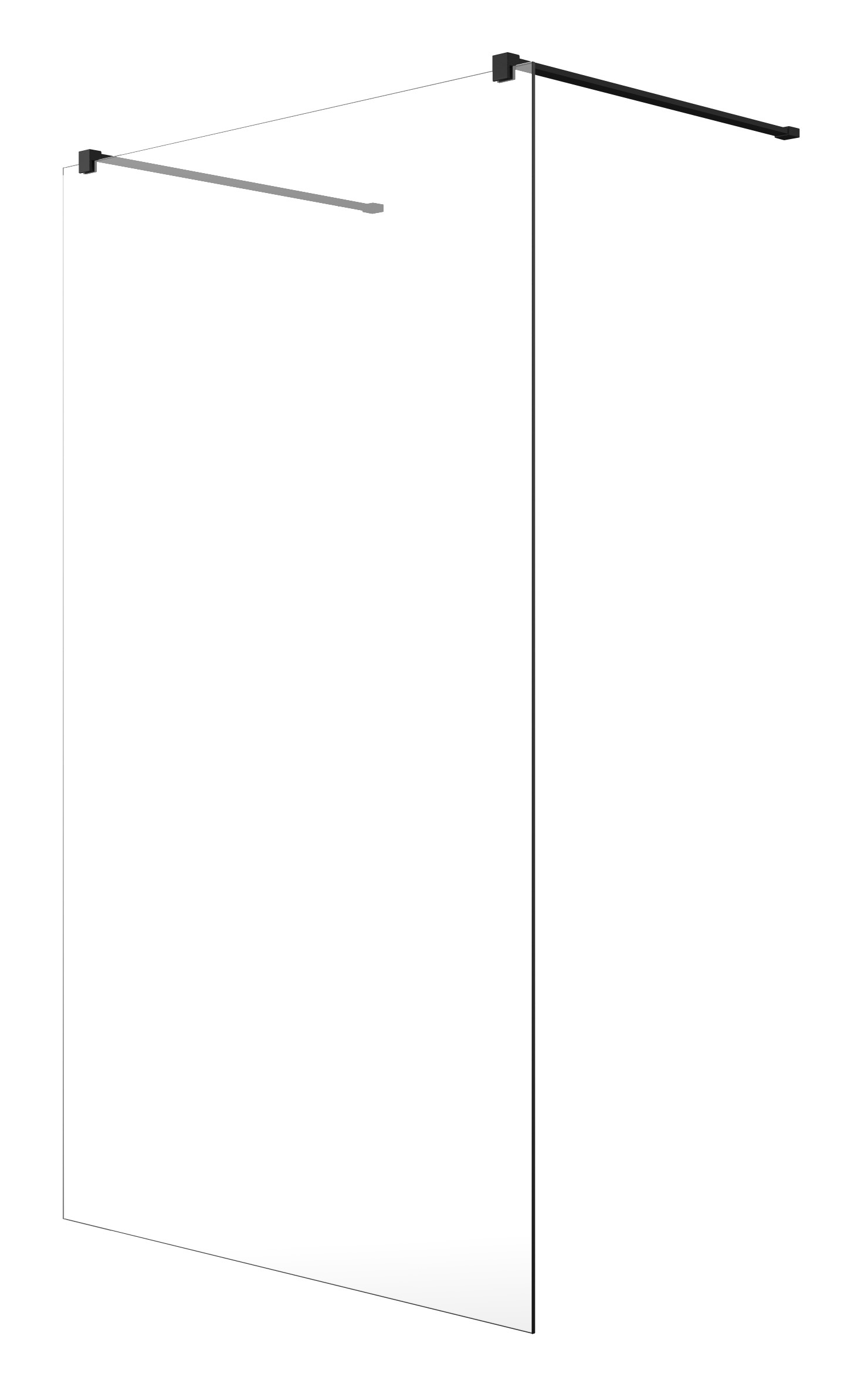 Sprchové dvere - Walk-In Modo New Black I 160 RADAWAY