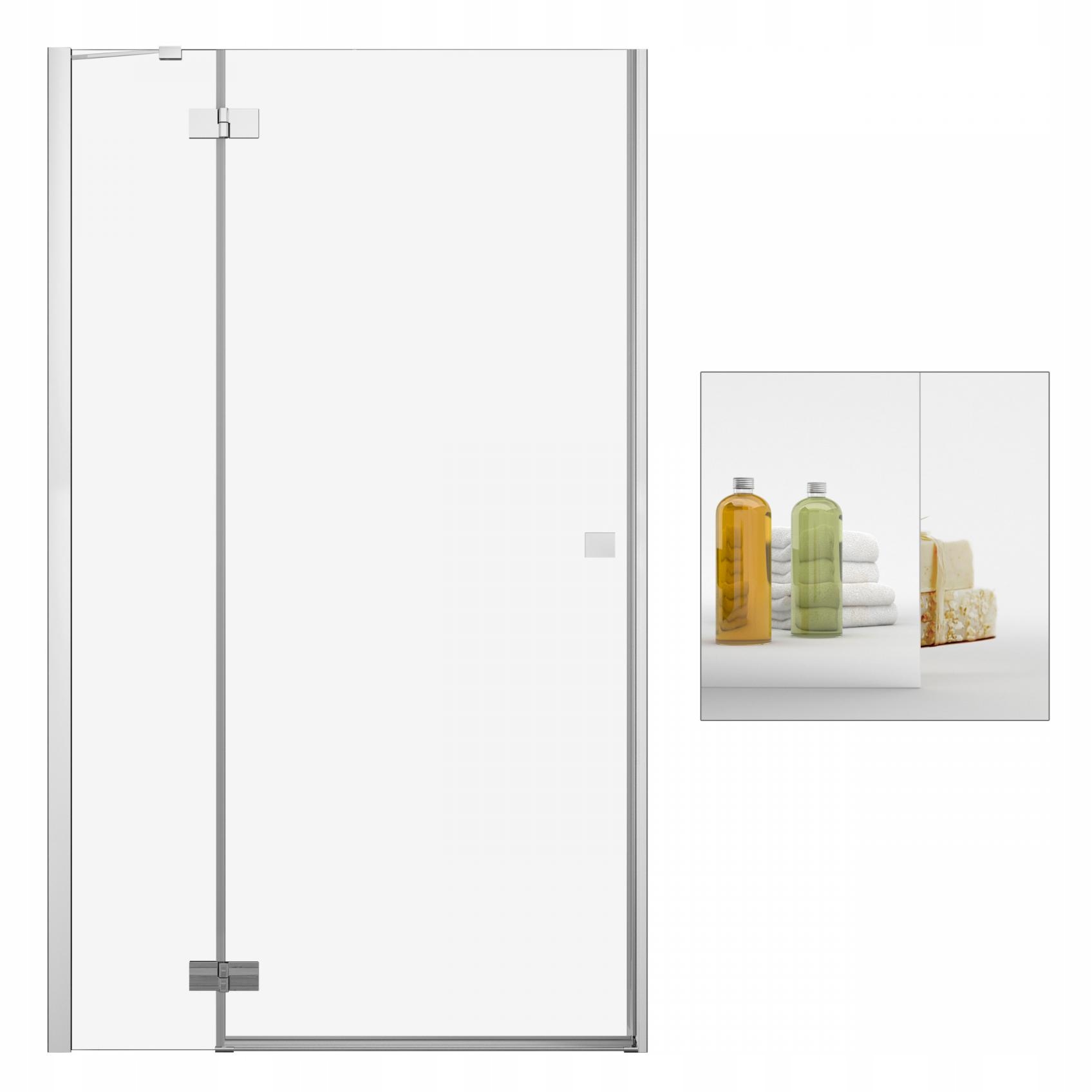 Sprchové dvere - Essenza Nové zrkadlové sprchové dvere DWJ 120 L