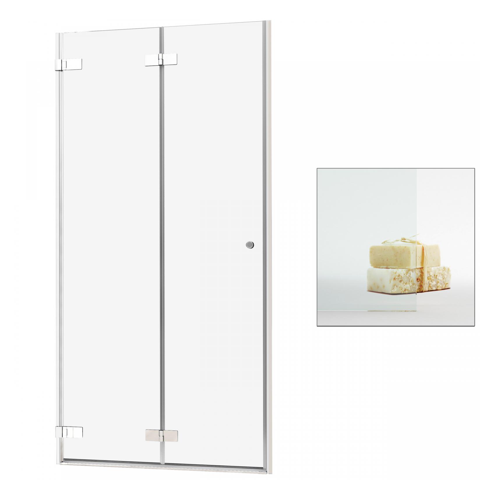Sprchové dvere - RADAWAY Arta DWB 100 L sprchové dvere čisté