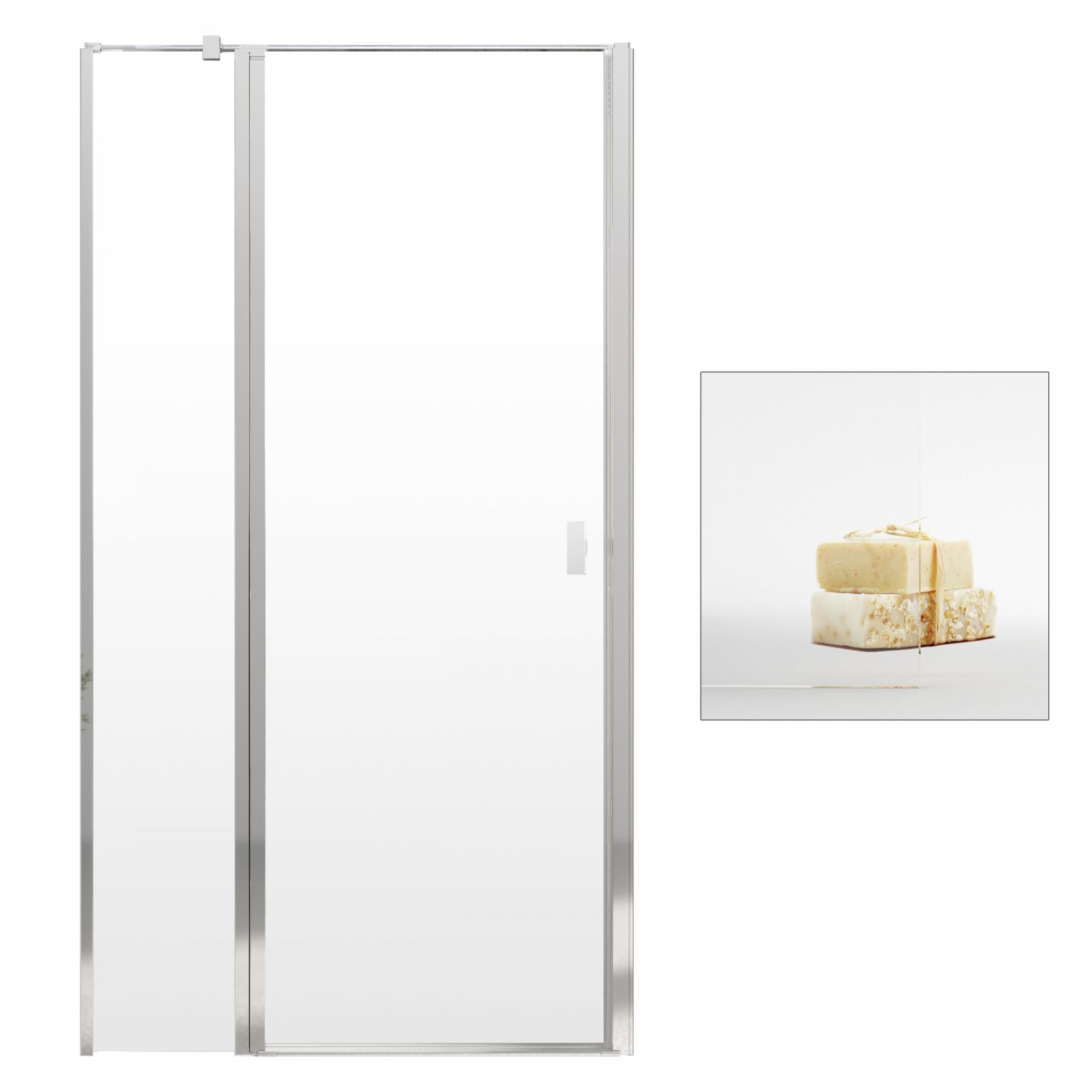 Sprchové dvere - Sprchové dvere RADAWAY Nes DWJ II 80 L UltraClear