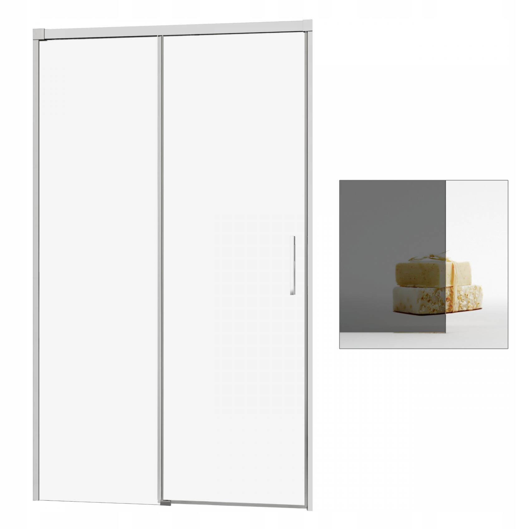 Sprchové dvere - RADAWAY Idea DWJ 150 L grafitové sprchové dvere