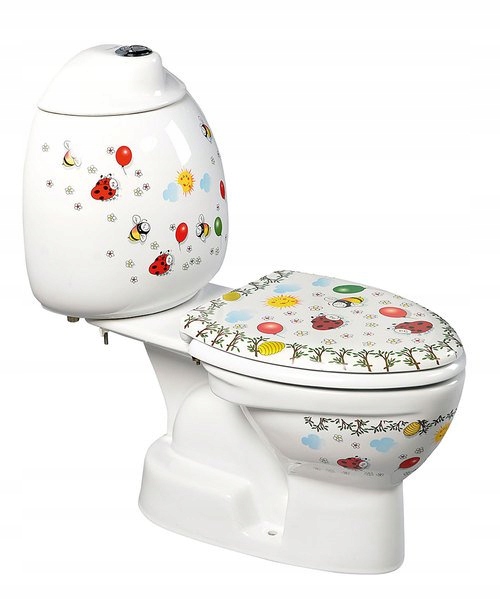 WC MISA - WC kompakt pre deti KID Farebné SAPHO