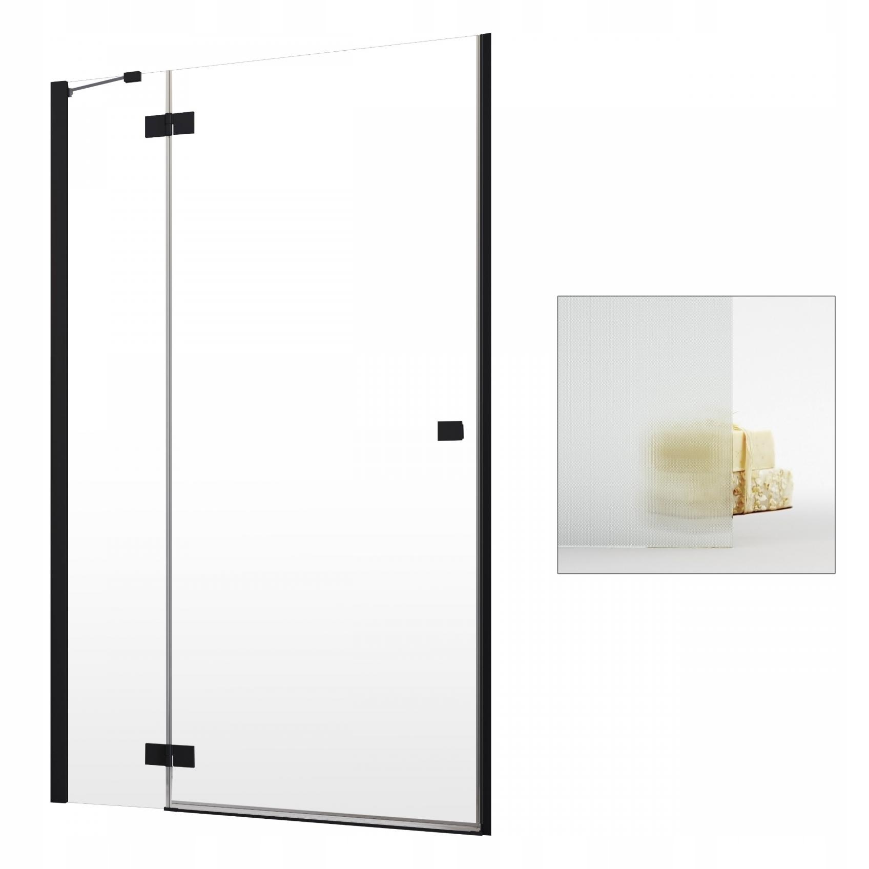 Sprchové dvere - Dvere RADAWAY Essenza Black DWJ 120 L pixarena