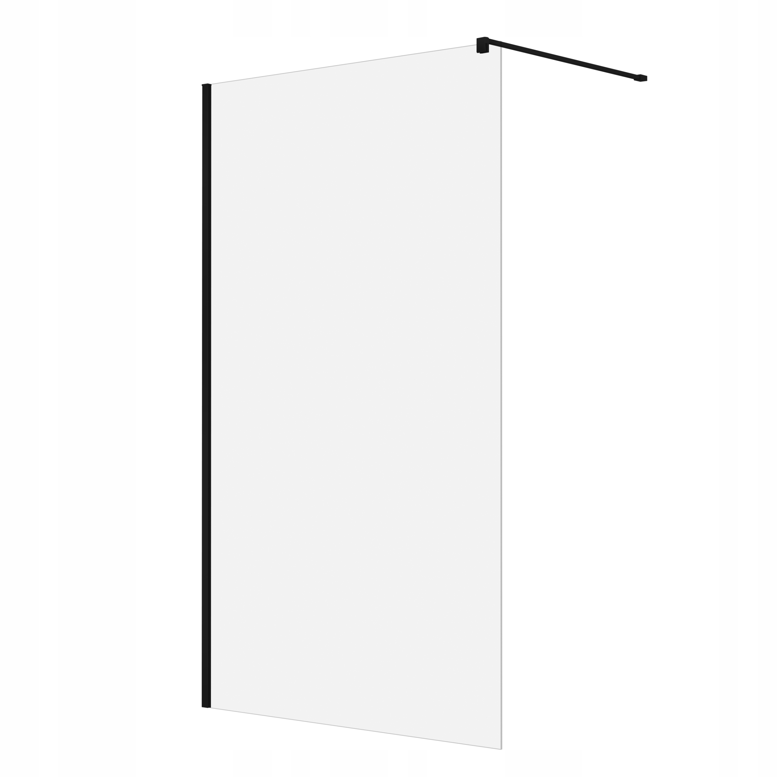 Sprchové dvere - Walk-in kabína VELIO BLACK 90 cm + hák zadarmo