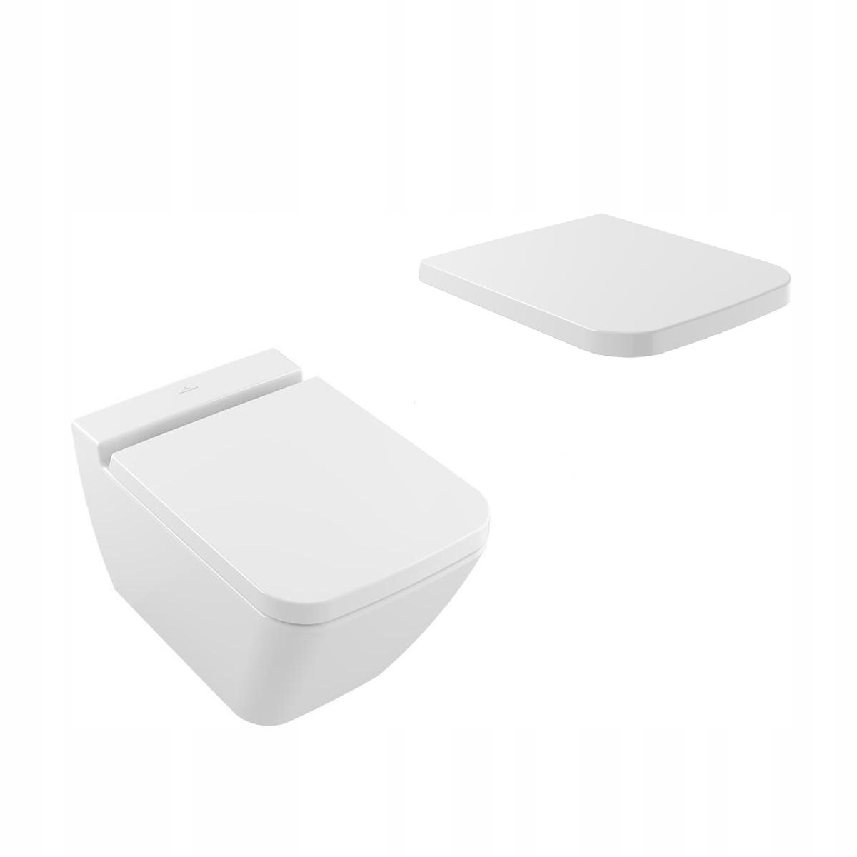 WC MISA - WC sedadlo Villeroy Rimless 56 CeramicPlus bez sedadla