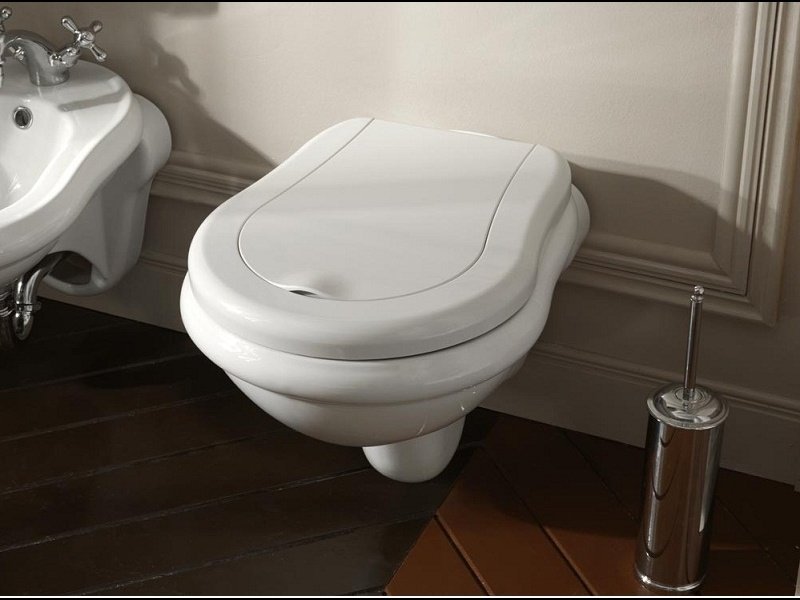 WC MISA - Závesné toalety KERASAN RETRO + Mäkké zatváracie sedadlo