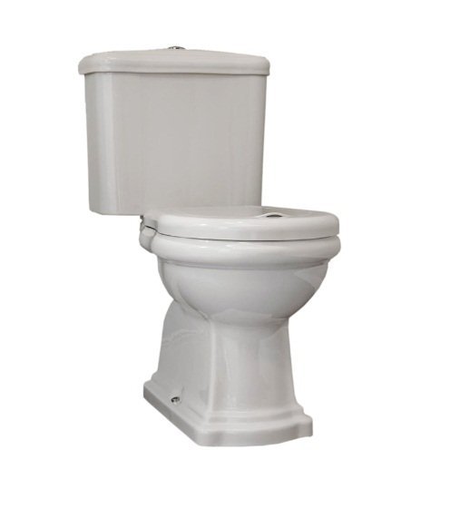 WC MISA - WC KERASAN RETRO KOMPAKTNÉ + SEDADLO BRONZO PRÍSLUŠENSTVO