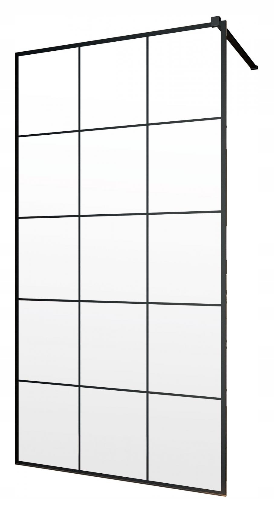 Sprchový kút - Kabína RADAWAY Modo New Black II Factory 75 čierna