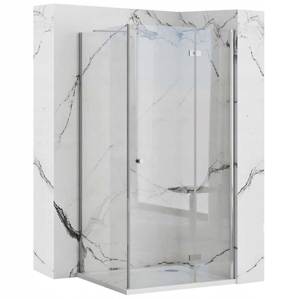 Sprchový kút - Sklenený sprchovací kút MADOX 90x90 REA