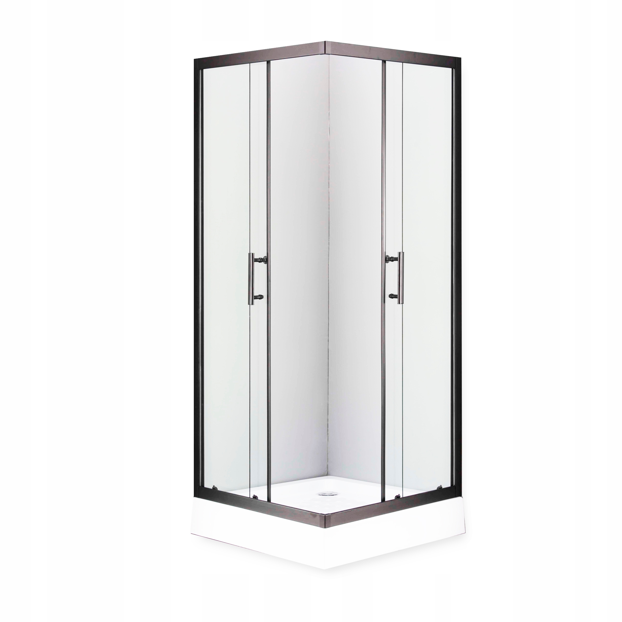 Sprchový kút - Čierna ČIERNA sprchová kabína 70x70 + pádlovanie 14