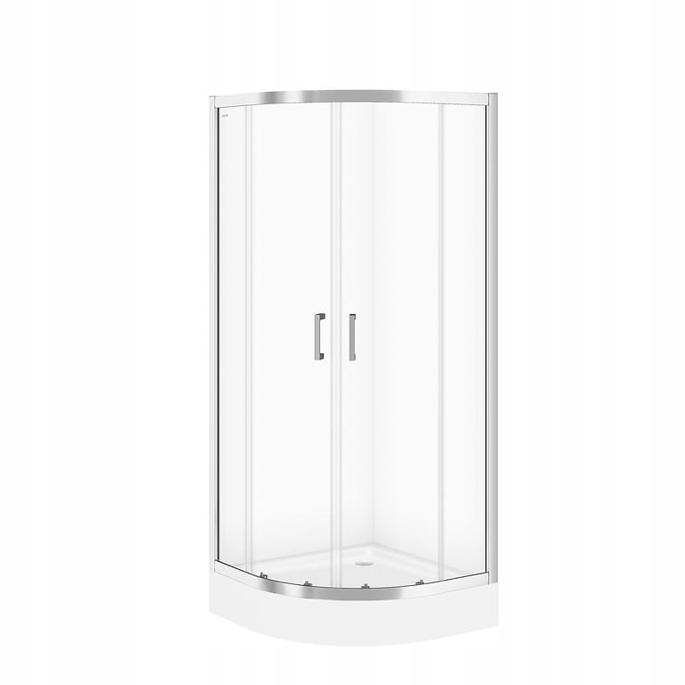 Sprchový kút - CERSANIT BASIC KABÍNA 80x80 + SPRCHOVÁ ZÁSOBNÍK TAKO S601-11