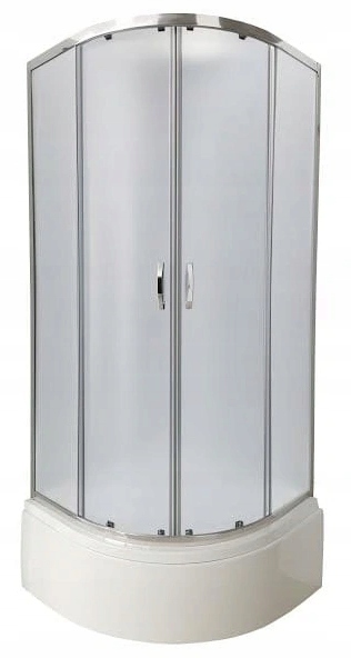 Sprchový kút - Sklenený sprchovací kút FROZEN 80x80x165 nízky