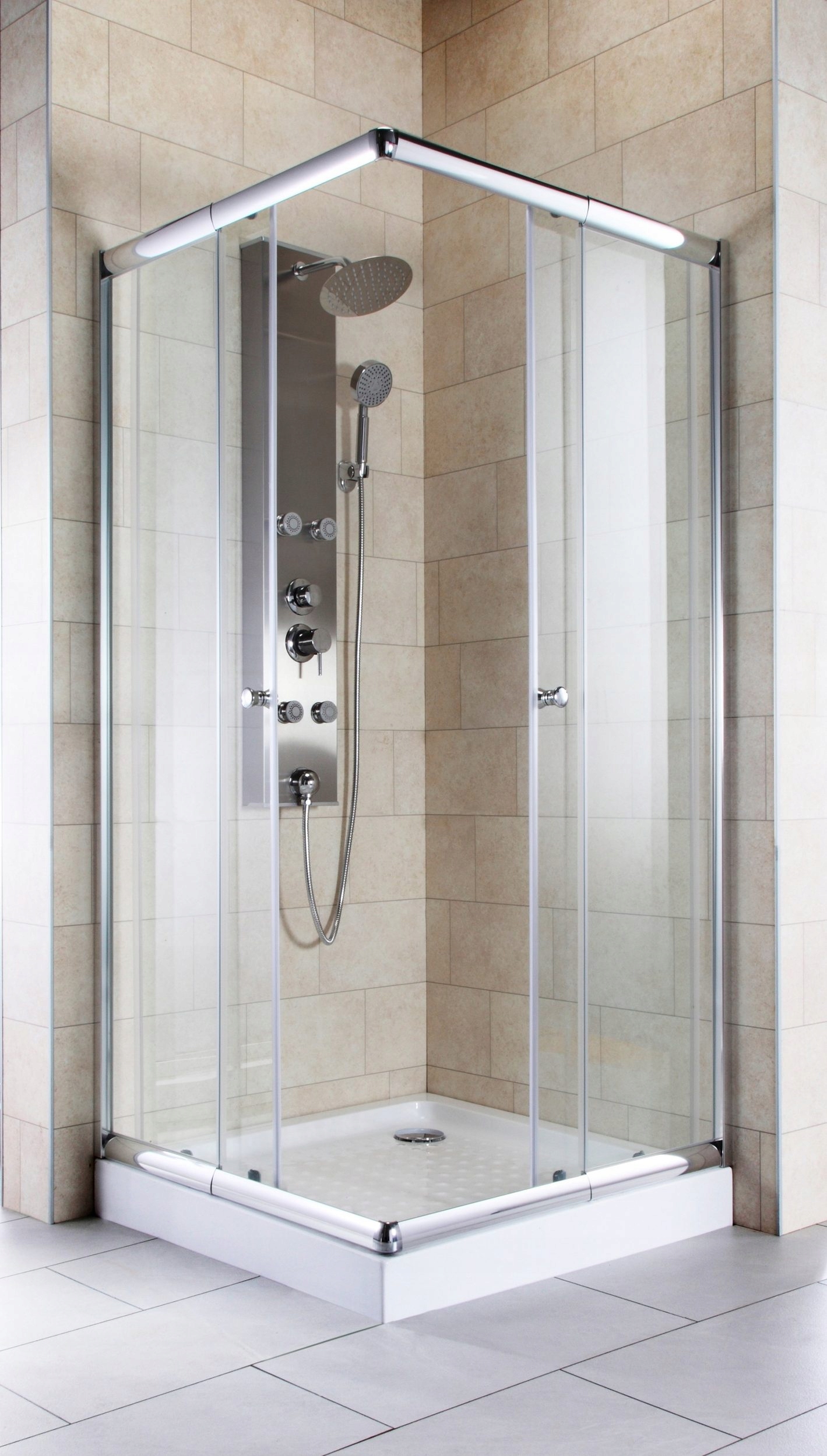 Sprchový kút - Sprchová kabína. nastaviteľný VÝPLET 80-90 cm -50%