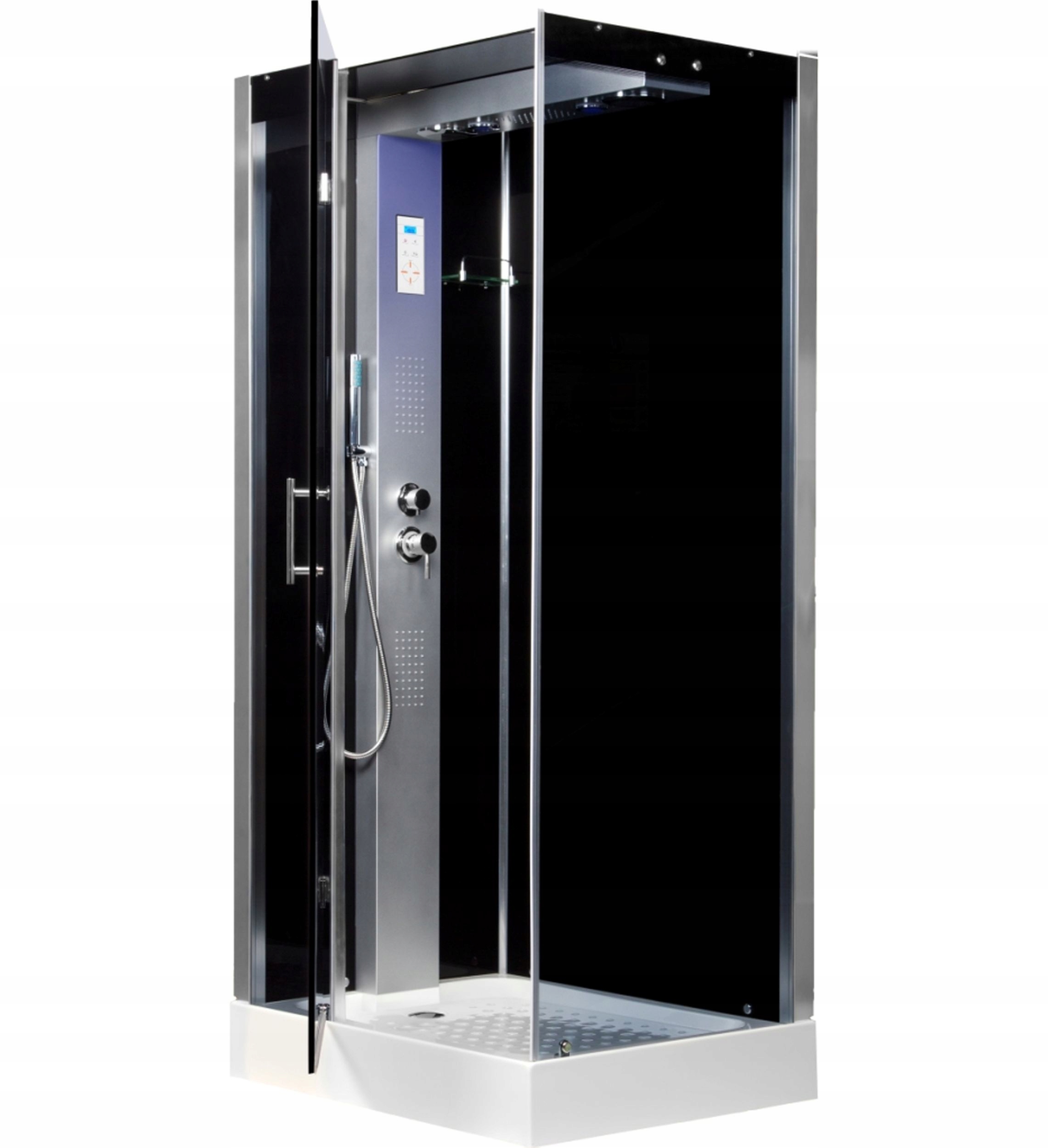 Hydromasážna sprchová babína - Hydromasážna kabína - sprchová vanička TWIN L 100x80 KERRA