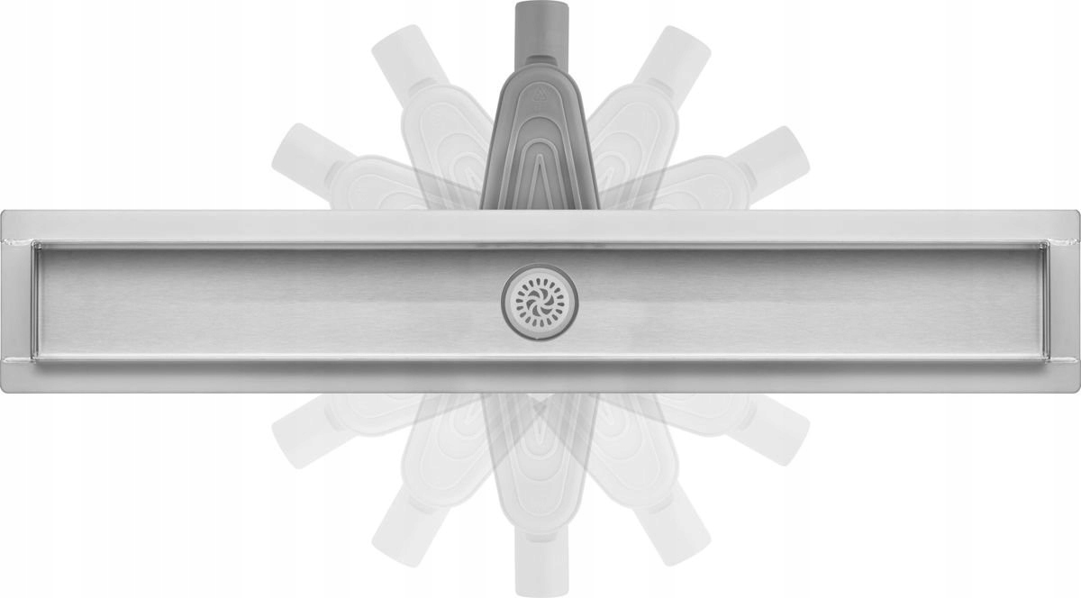 Sprchový žľab - LINEÁRNY ODTOK HADICE ROTAČNÝ NÍZKY SIFÓN 60 CM